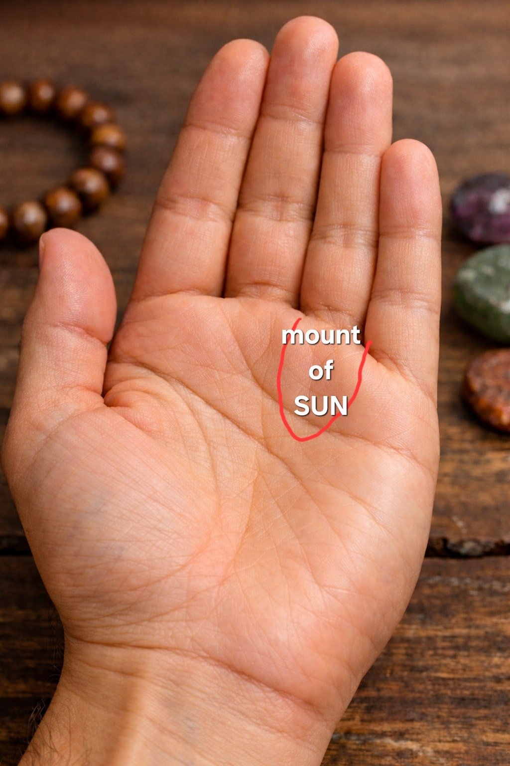 Mount of Apollo palmistry