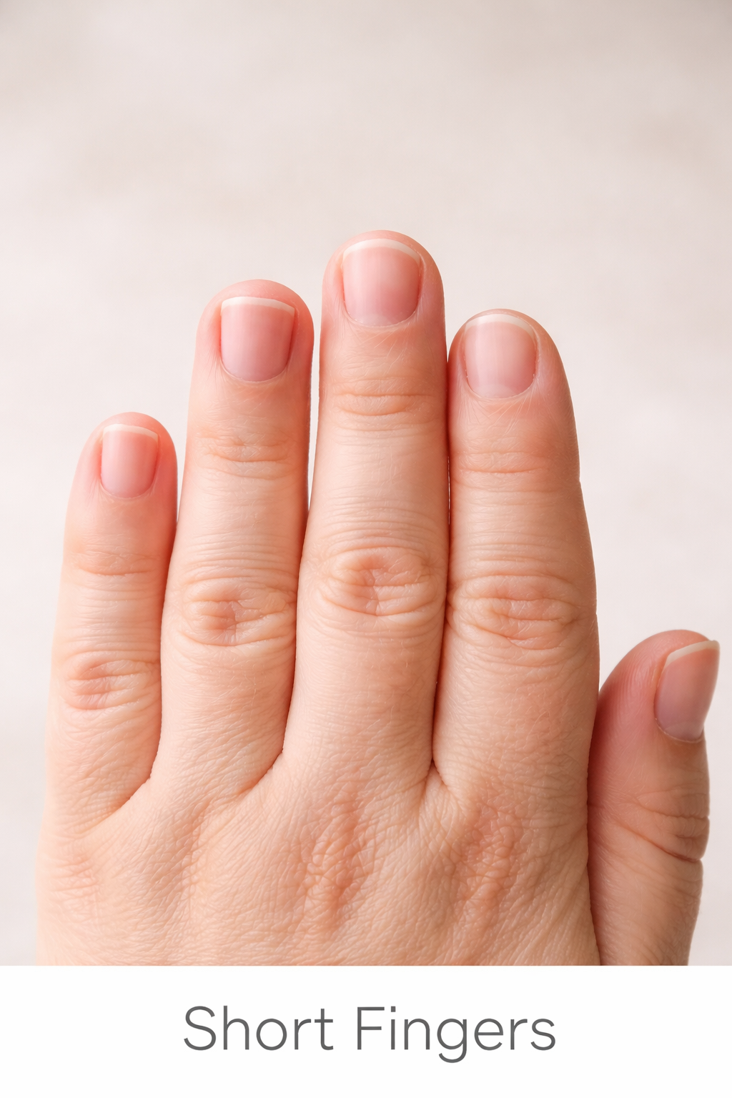 Short Fingers Example in Palmistry